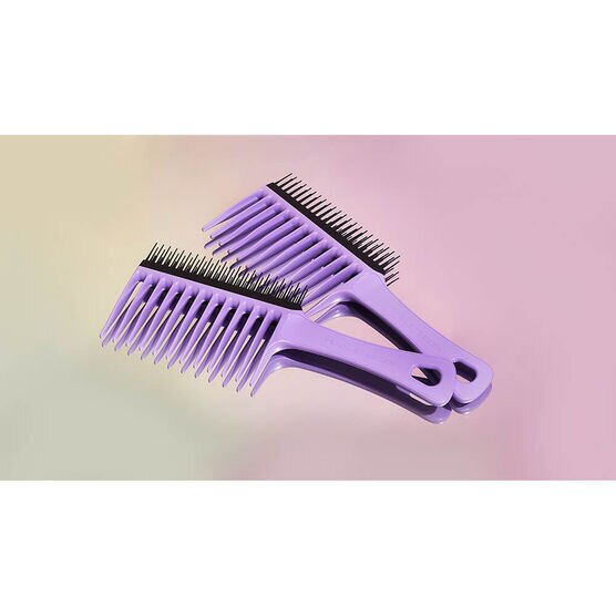 Combs Wide Tooth Lilac/Black